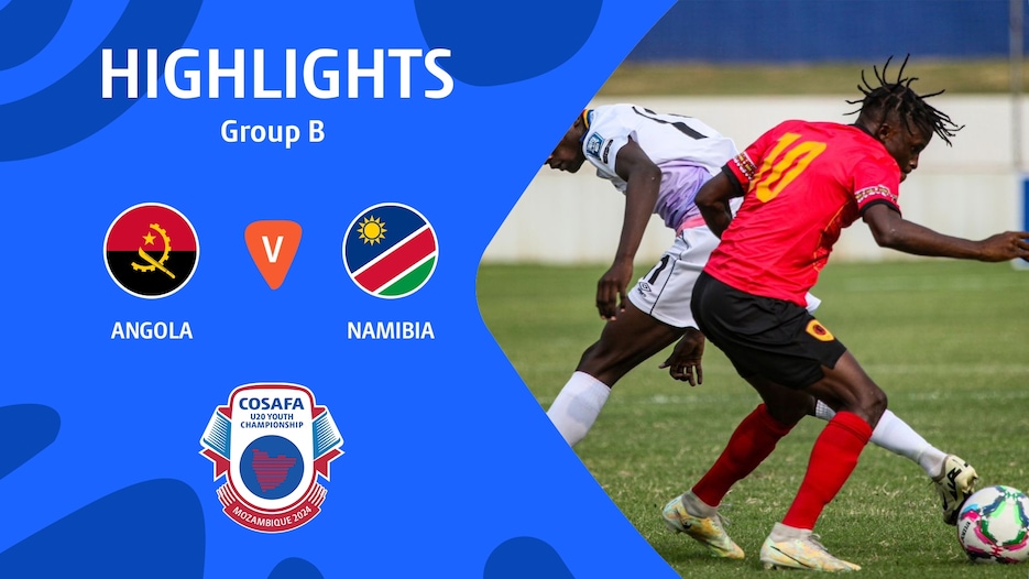 Angola vs Namibia | Fase de grupos | CAF U-20 Africa Cup of Nations 2025 | Clasificatorio COSAFA | Highlights