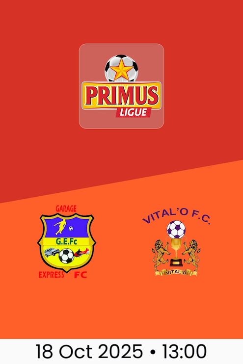 Garage Express FC v Vital'O FC | Primus Ligue Burundi 2025/26