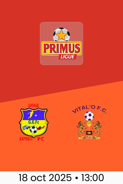 Garage Express FC vs Vital'O FC | Primus Ligue Burundi 2025/26