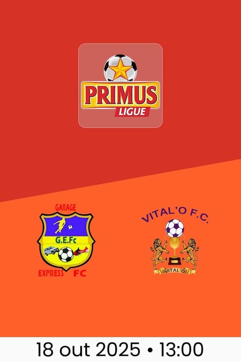 Garage Express FC x Vital'O FC | Primus Ligue Burundi 2025/26