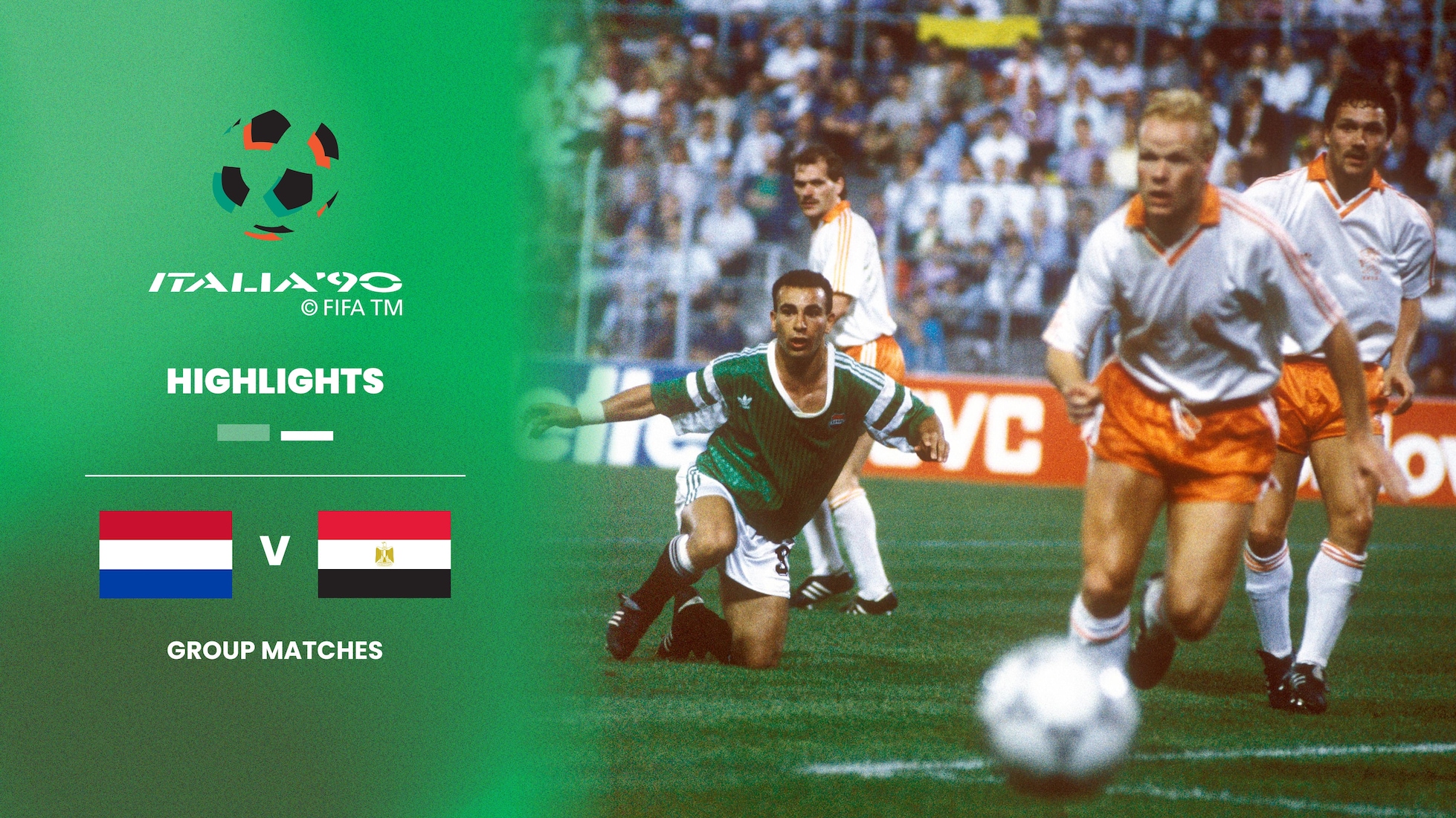 Netherlands v Egypt | Group F | 1990 FIFA World Cup Italy™ | Highlights