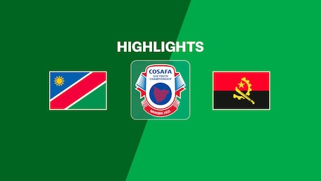 Namibie - Angola | Phase de groupes | COSAFA U-20 Youth Championship 2025 | Résumé vidéo
