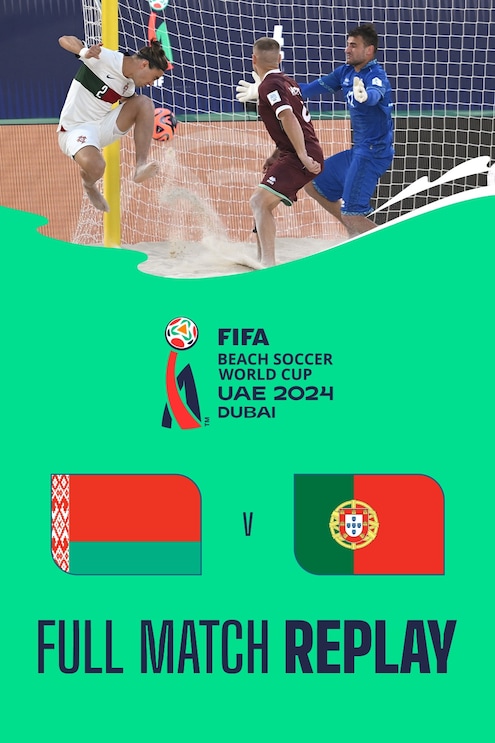 Belarus x Portugal | Quartas de final | Copa do Mundo de Beach Soccer da FIFA Emirados Árabes Unidos 2024 Dubai™ | Jogo completo