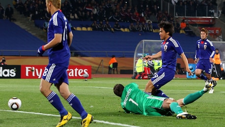 Le but de Shinji Okazaki 86' | Danemark - Japon | Coupe du Monde de la FIFA, Afrique du Sud 2010™