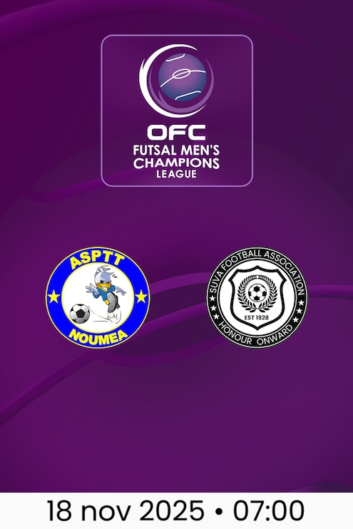 AS PTT vs Suva FC | Liga de Campeones de Fútbol Sala Masculino OFC 2025