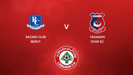 Racing Club Beirut vs Tadamon Sour SC | Primera División del Líbano 2024/2025| Partido completo