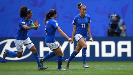 Gol de Barbara Bonansea aos 55' | Austrália - Itália | Copa do Mundo Feminina FIFA 2019, no França