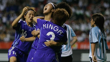 Le but de Yuki Nagasato 90+1' | Argentine - Japon | Coupe du Monde Féminine de la FIFA, Chine 2007™