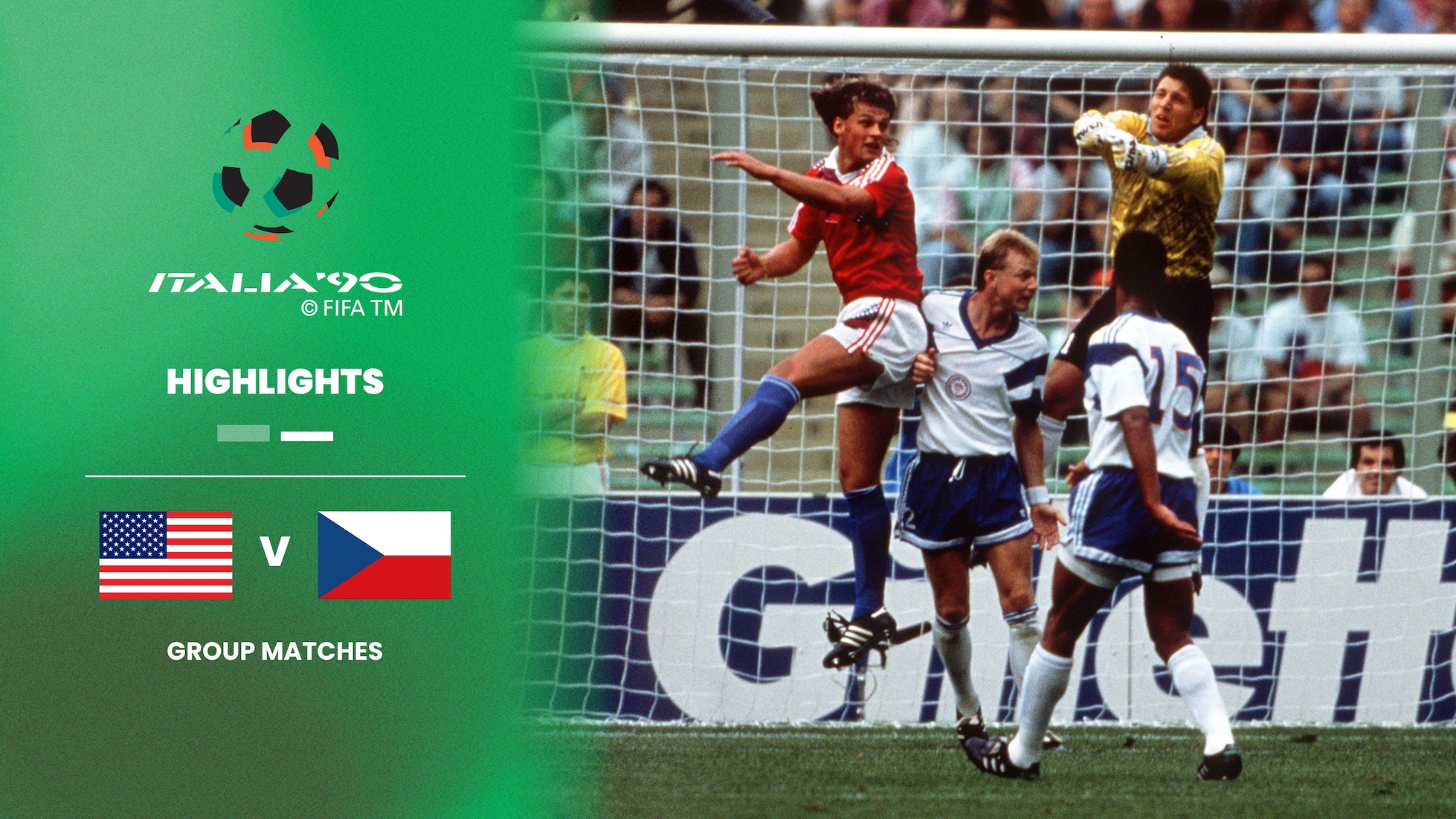 EUA x Tchecoslováquia | Grupo A | Copa do Mundo da FIFA Itália 1990 | Melhores momentos