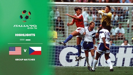 USA v Czechoslovakia | Group A | 1990 FIFA World Cup Italy™ | Highlights