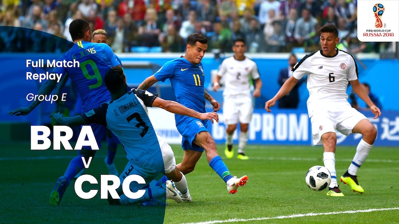 Brasil x Costa Rica, Grupo E, Copa do Mundo FIFA de 2018, na Rússia, Jogo Completo