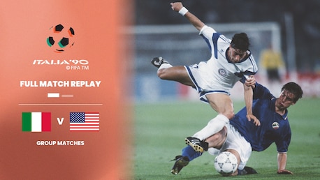 Italia vs EE. UU. | Grupo A | Copa Mundial de la FIFA Italia 1990™ | Partido Completo