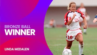 Linda Medalen | Bola de Bronze | Copa do Mundo Feminina FIFA 1991, no China PR