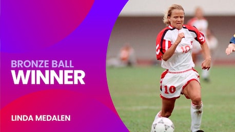 Linda Medalen | Bronzener Ball | FIFA Frauenfussball-Weltmeisterschaft China VR 1991™