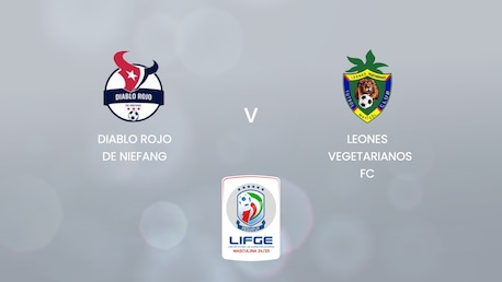Diablo Rojo de Niefang - Leones Vegetarianos FC | Liga de Fútbol de Guinea Equatorial 2024-25 | Spiel in voller Länge