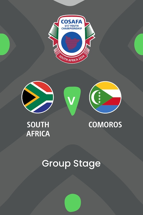 South Africa v Comoros | Group Stage | CAF U-17 Africa Cup of Nations