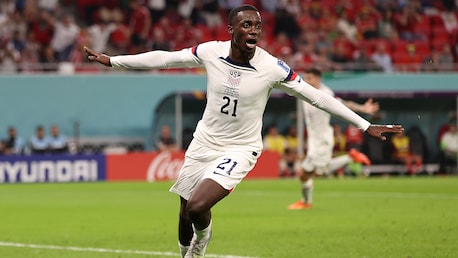 Il gol di Tim Weah al 36' | USA - Galles | Coppa del Mondo FIFA Qatar 2022