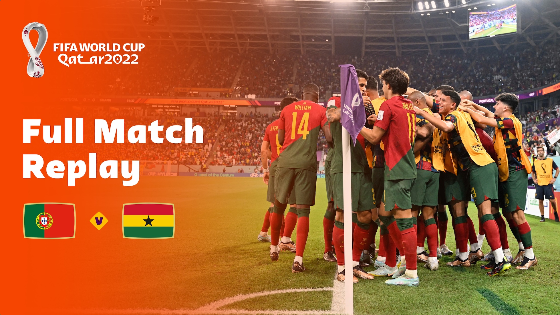 Portugal - Ghana | Gruppe H | FIFA Fussball-Weltmeisterschaft Katar 2022™ | Spiel in voller Länge