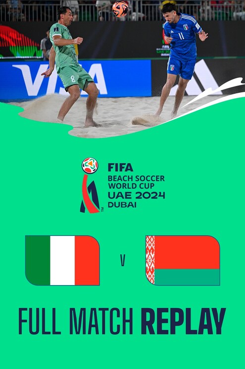 Italy v Belarus | Semi-finals | FIFA Beach Soccer World Cup UAE 2024 Dubai™ | Full Match Replay