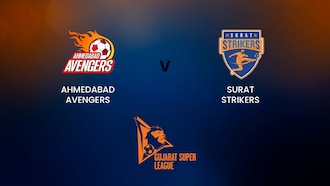 Ahmedabad Avengers - Surat Strikers | Gujarat Super League | Spiel in voller Länge