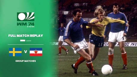 Suecia vs Yugoslavia | Segunda Fase - Grupo B | Copa Mundial de la FIFA Alemania 1974™ | Partido Completo