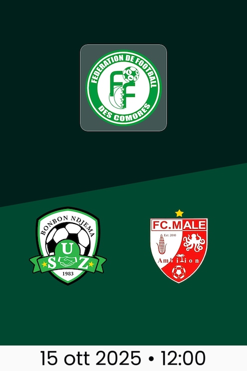 US Zilimadjou - FC Malé | Campionato delle Comore Divisione I 2025/26