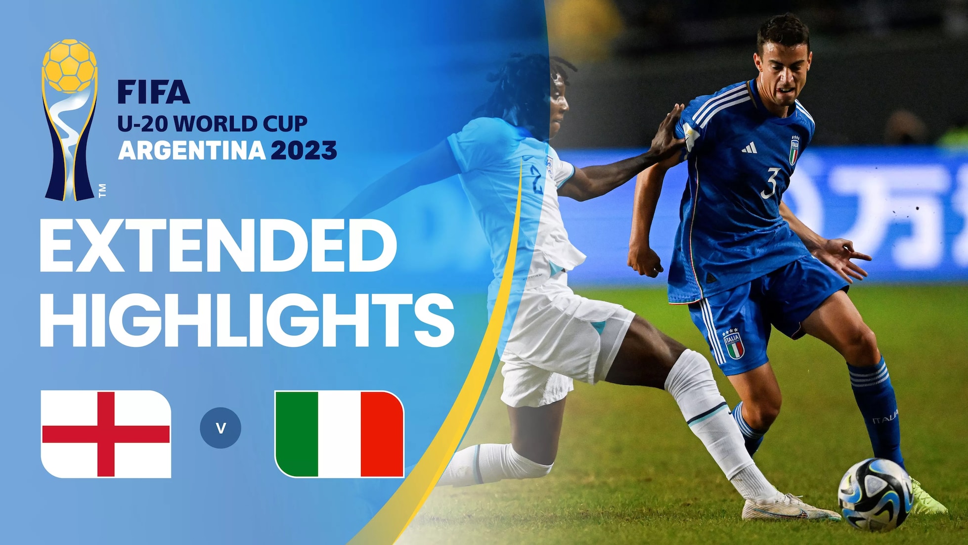 Angleterre - Italie | Huitièmes de finale | Coupe du Monde U-20 de la FIFA, Argentine 2023™ | Résumé vidéo complet