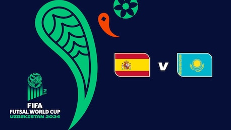 España vs Kazajstán | Grupo D | Copa Mundial de Futsal de la FIFA Uzbekistán 2024™ | Partido completo