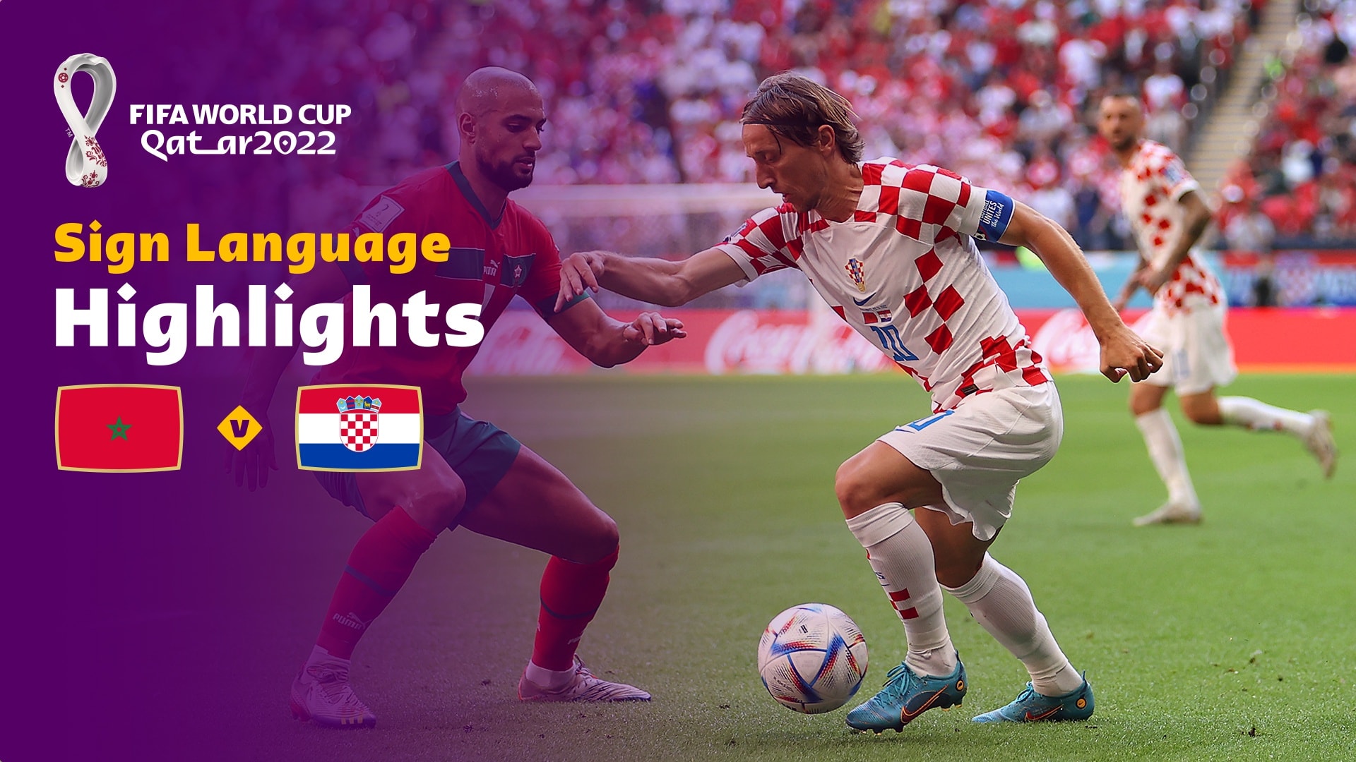 Morocco v Croatia | Group F | FIFA World Cup Qatar 2022™ | Highlights (Sign Language)
