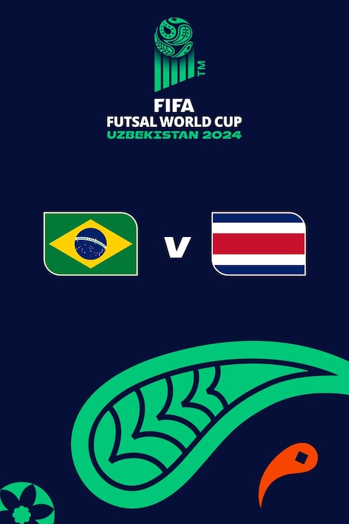 Brasile - Costa Rica | Ottavi di finale | Coppa del Mondo di Futsal della FIFA Uzbekistan 2024™ | Match completo