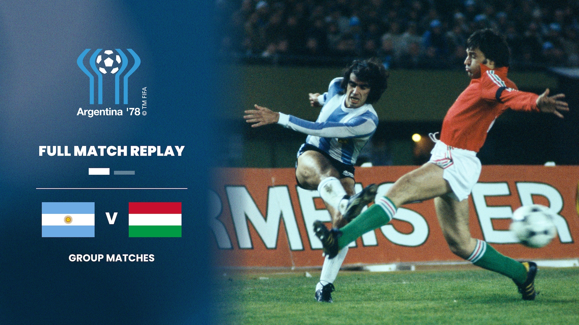 Argentina vs Hungría | Grupo 1 | Copa Mundial de la FIFA Argentina 1978™ | Partido Completo