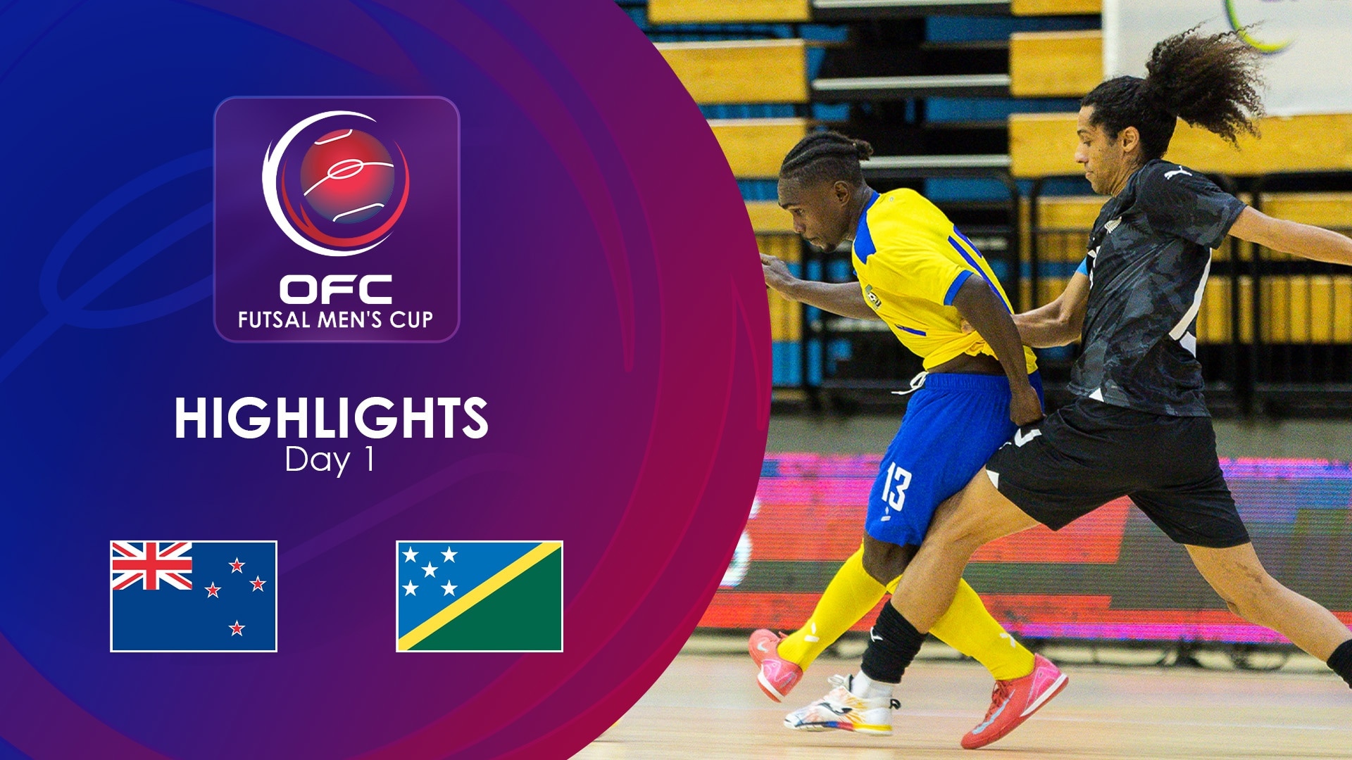 New Zealand - Solomon Islands | Tag 1 | OFC Futsal Men’s Cup 2025 | Highlights