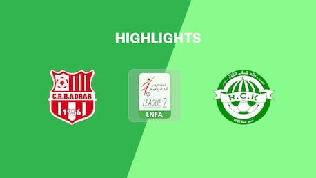 CRB Adrar v RC Kouba | Ligue 2 2025/26 | Highlights