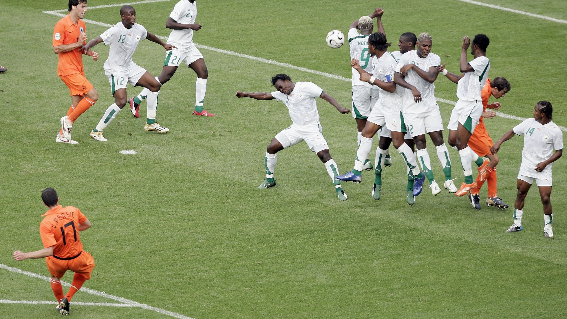 Robin van Persie Goal 23' | Netherlands vs Côte d'Ivoire | 2006 FIFA World Cup Germany™