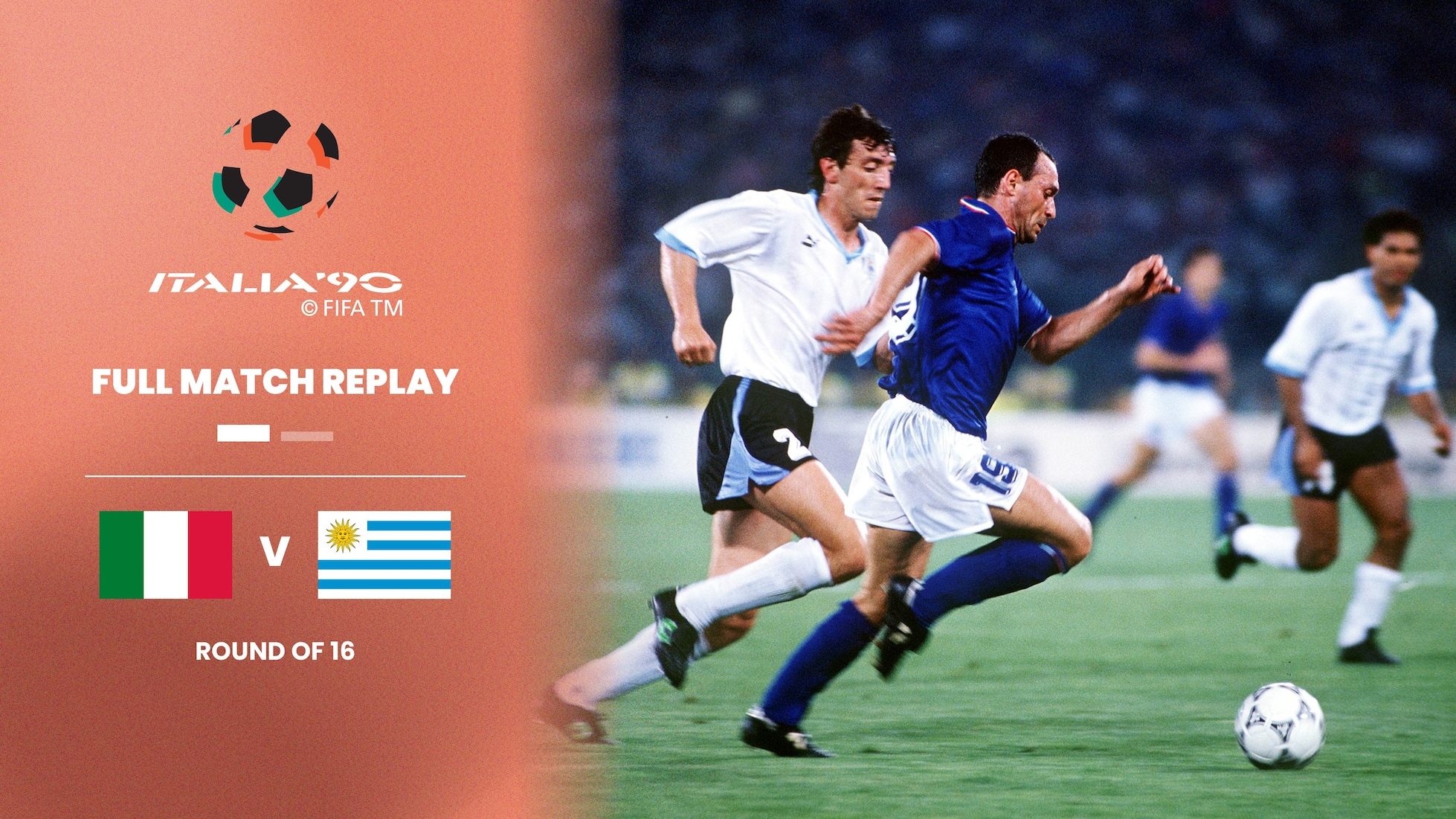 Italy v Uruguay | Round of 16 | 1990 FIFA World Cup Italy™ | Full Match Replay