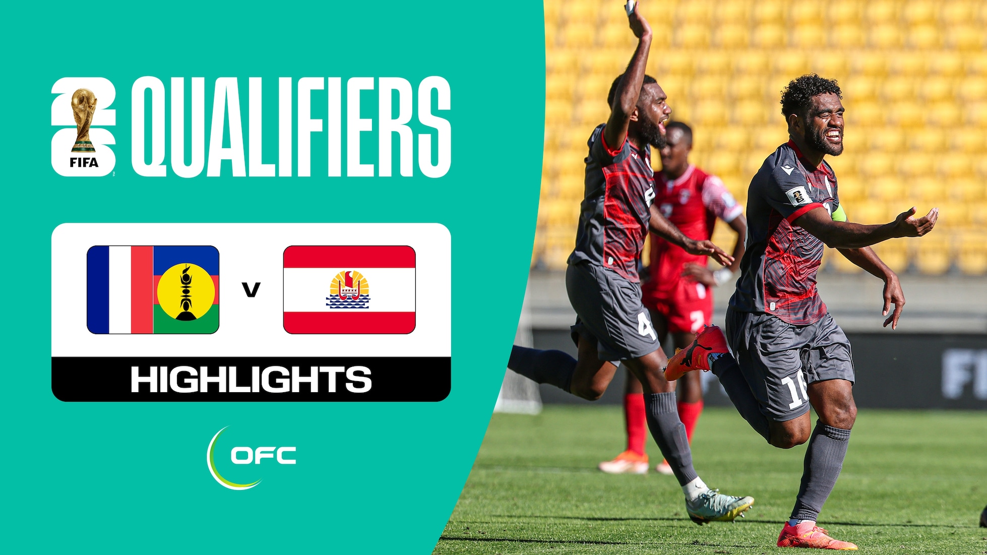 Neukaledonien - Tahiti | Halbfinale | OFC-Qualifikation | FIFA Fussball-Weltmeisterschaftt 26™ | Highlights