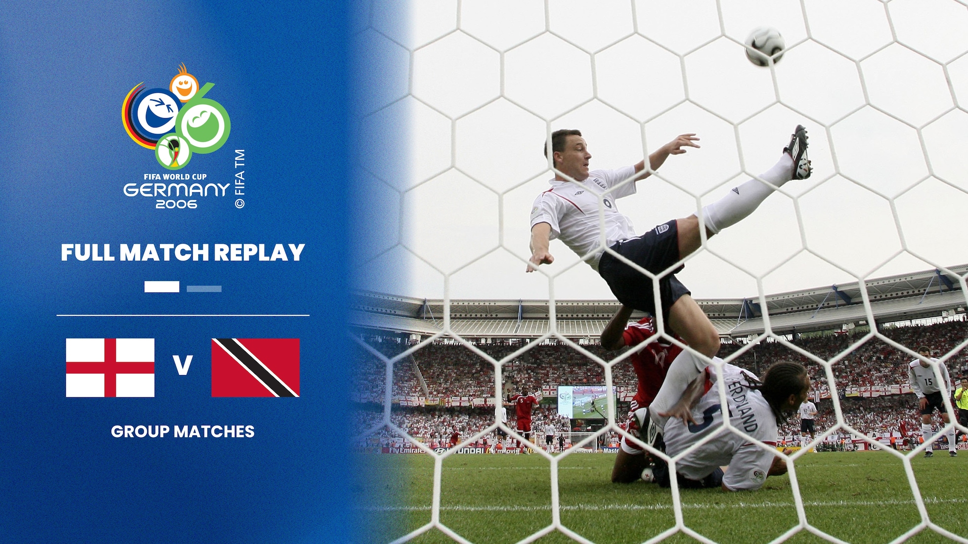 Inglaterra vs Trinidad y Tobago | Grupo B | Copa Mundial de la FIFA Alemania 2006™ | Partido Completo