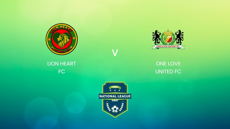 Lion Heart FC vs One Love United FC | Liga Nacional BVIFA 2024/25 | Partido completo