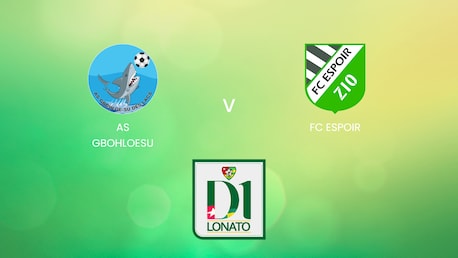 AS Gbohloesu - FC Espoir | Championnat de Première Division D1 2024/25 | Match Complet