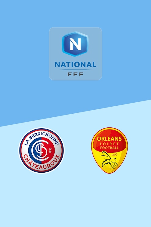 Berrichonne Châteauroux - US Orléans | Nationale Meisterschaft 2025/2026 | Spiel in voller Länge