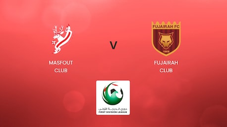 Masfout Club - Fujairah Club | UAE First Division League | Spiel in voller Länge
