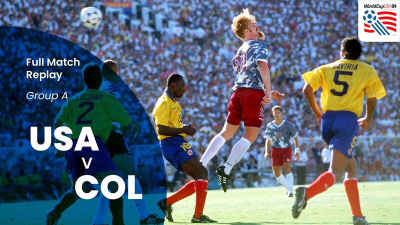 22/06/1994 - Estados Unidos 2 x 1 Colômbia - Três Pontos