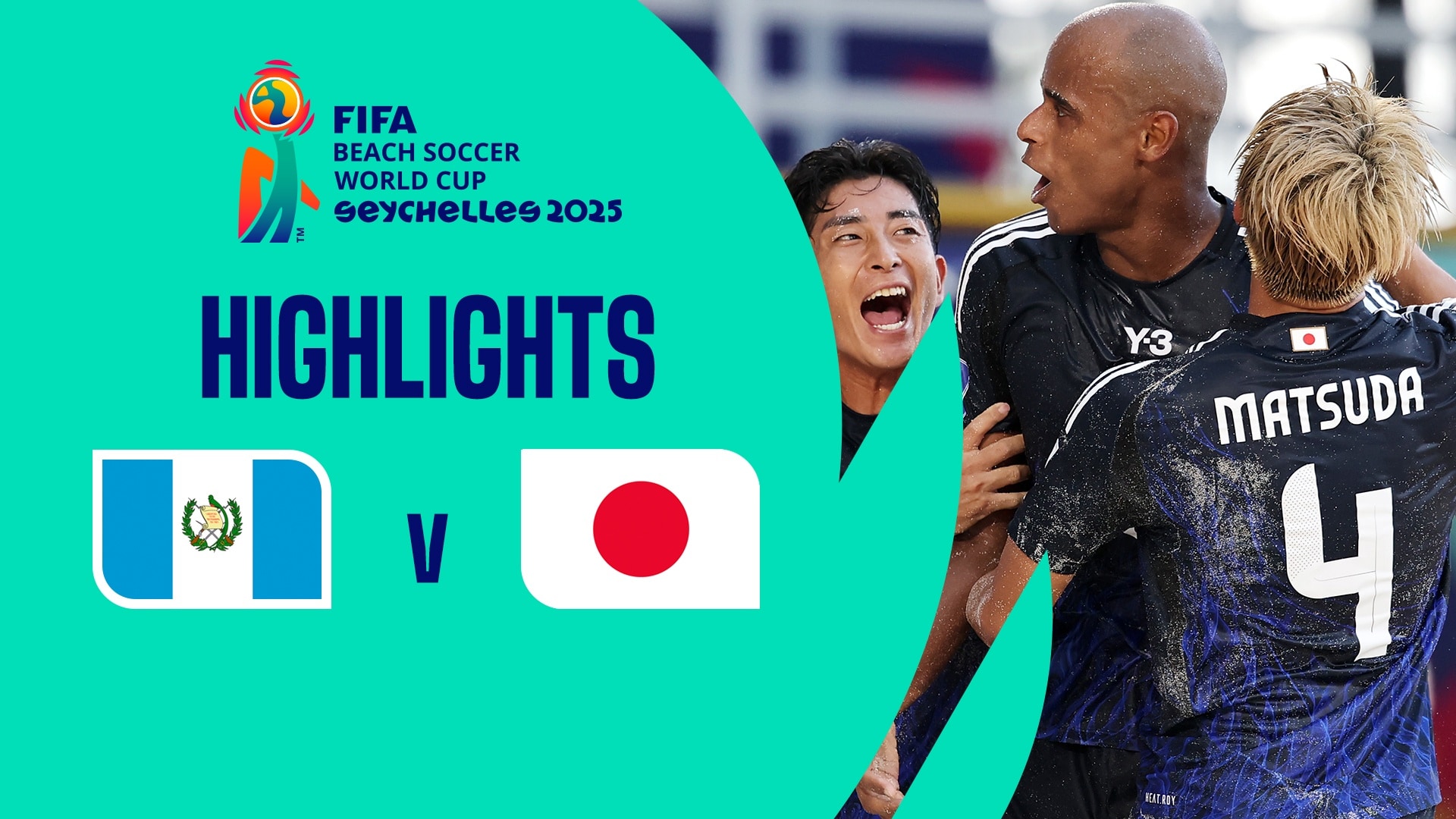 Guatemala v Japan | Group A | FIFA Beach Soccer World Cup Seychelles 2025™ | Highlights