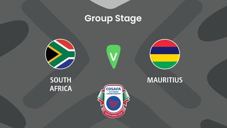 Afrique du Sud - Maurice | Phase de groupes | CAF U-17 Africa Cup of Nations 2025 | Qualifications COSAFA | Match complet