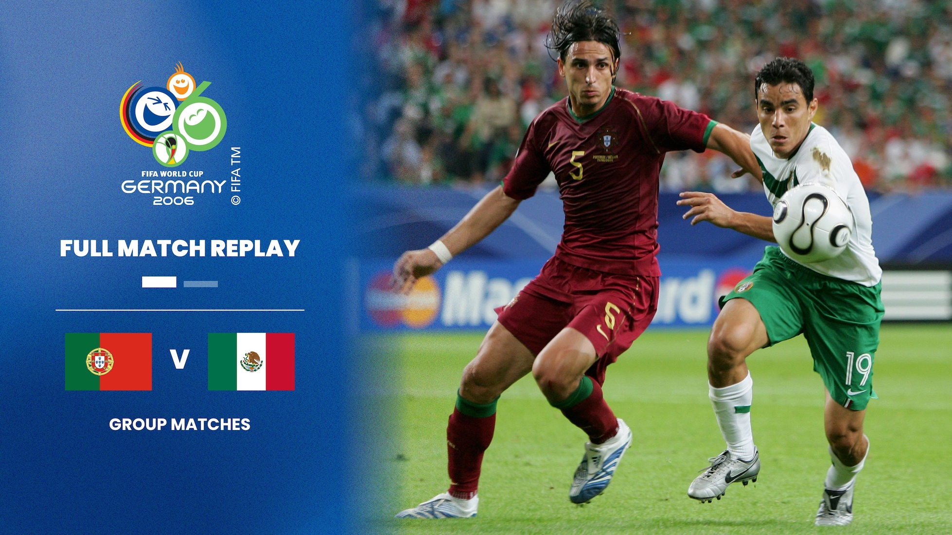 Portugal vs México | Grupo D | Copa Mundial de la FIFA Alemania 2006™ | Partido Completo