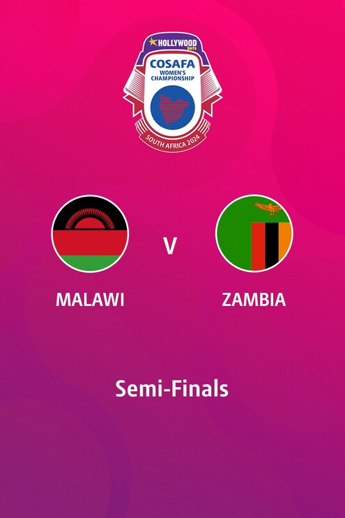 Malawi - Zambie | Demi-finales | HOLLYWOODBETS COSAFA Women's Championship 2024 | Match complet
