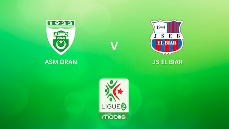 ASM Oran - JS El Biar | Ligue 2 2024/2025 | Algerie | Match complet