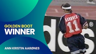 Ann Kristin Aarønes | Prêmio Chuteira de Ouro | Copa do Mundo Feminina FIFA 1995, no Suécia