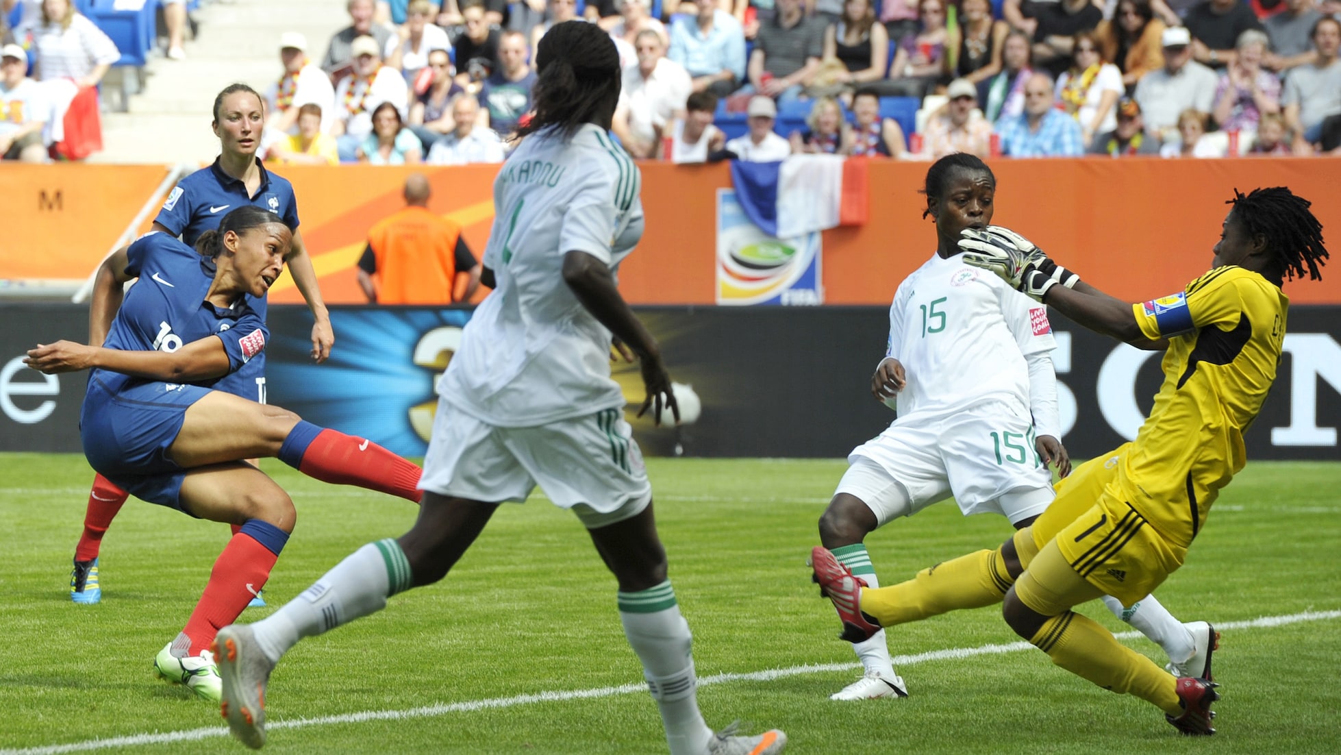 Marie Laure Delie Goal 55' | Nigeria v France | FIFA Women's World Cup Germany 2011™