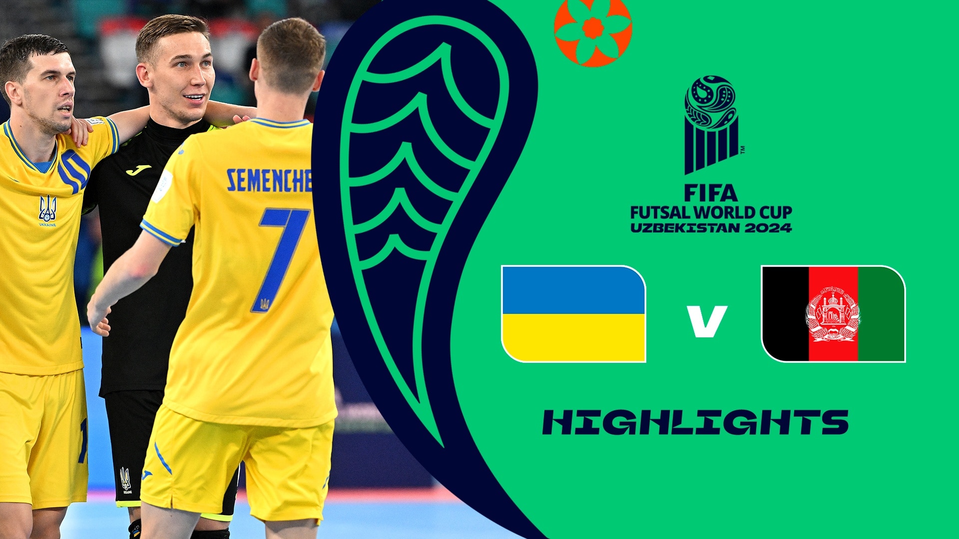 Ukraine - Afghanistan | Gruppe C | FIFA Futsal-Weltmeisterschaft Usbekistan 2024™ | Highlights